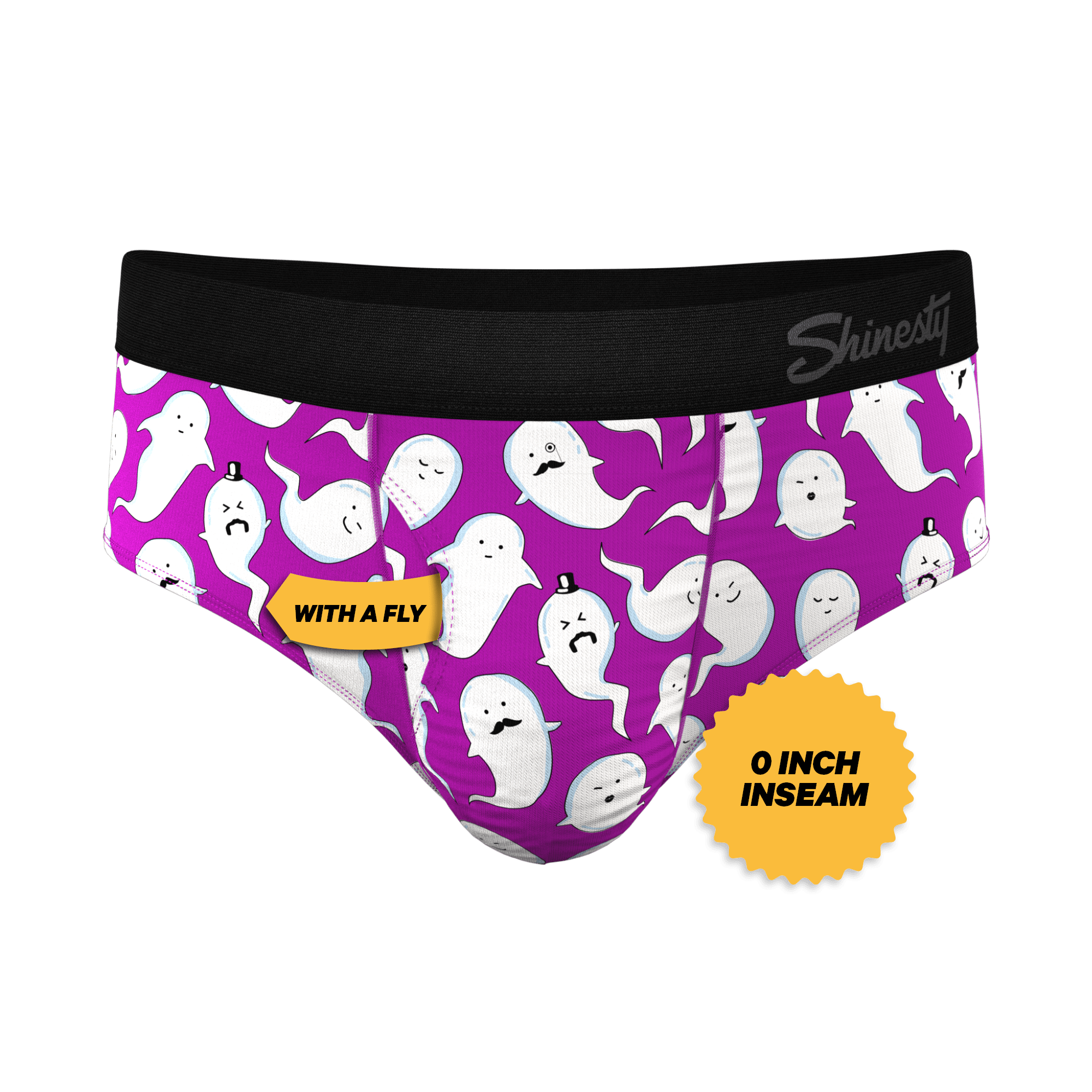 The Little Swimmers | Ghost Print Ball Hammock® Pouch Underwear Briefs - Shinesty