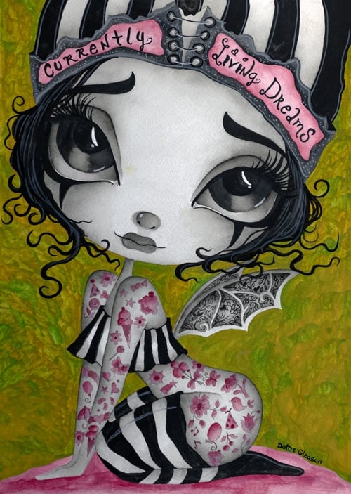 Black Market Art Company Living Dreams Print