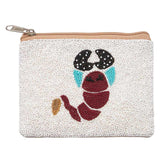 Lobster Seed Beaded Mini Pouch Bag - Madeline Love - Flyclothing LLC
