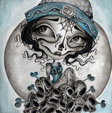 Black Market Art Company Lolita Dia De Los Muertos Print