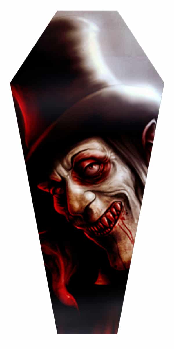 Black Market Art Company London After Midnight & Stretched Canvas Coffin Print