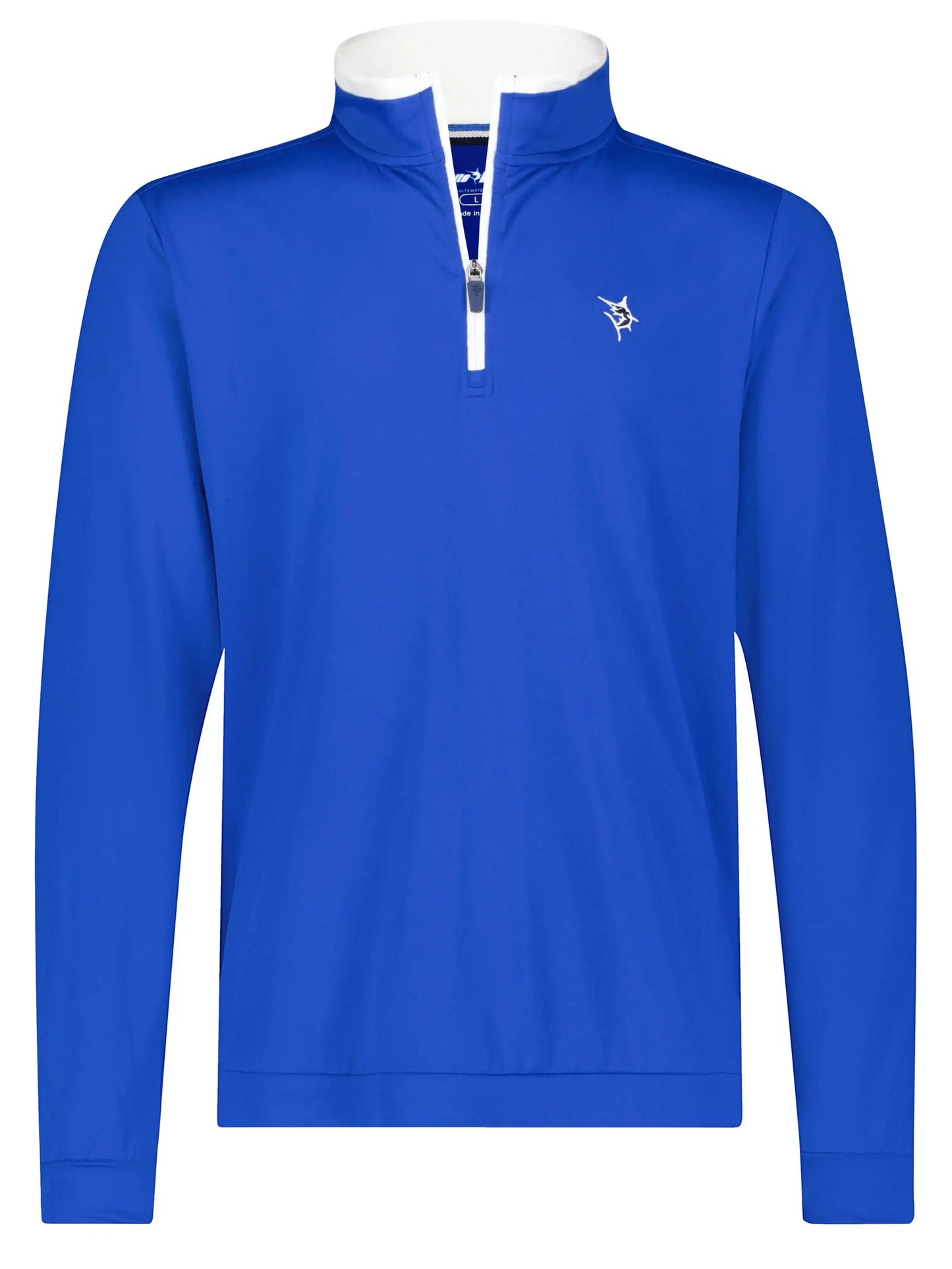 Long Beach Quarter Zip Ultra Soft Lightweight - White Water Life - Flyclothing LLC
