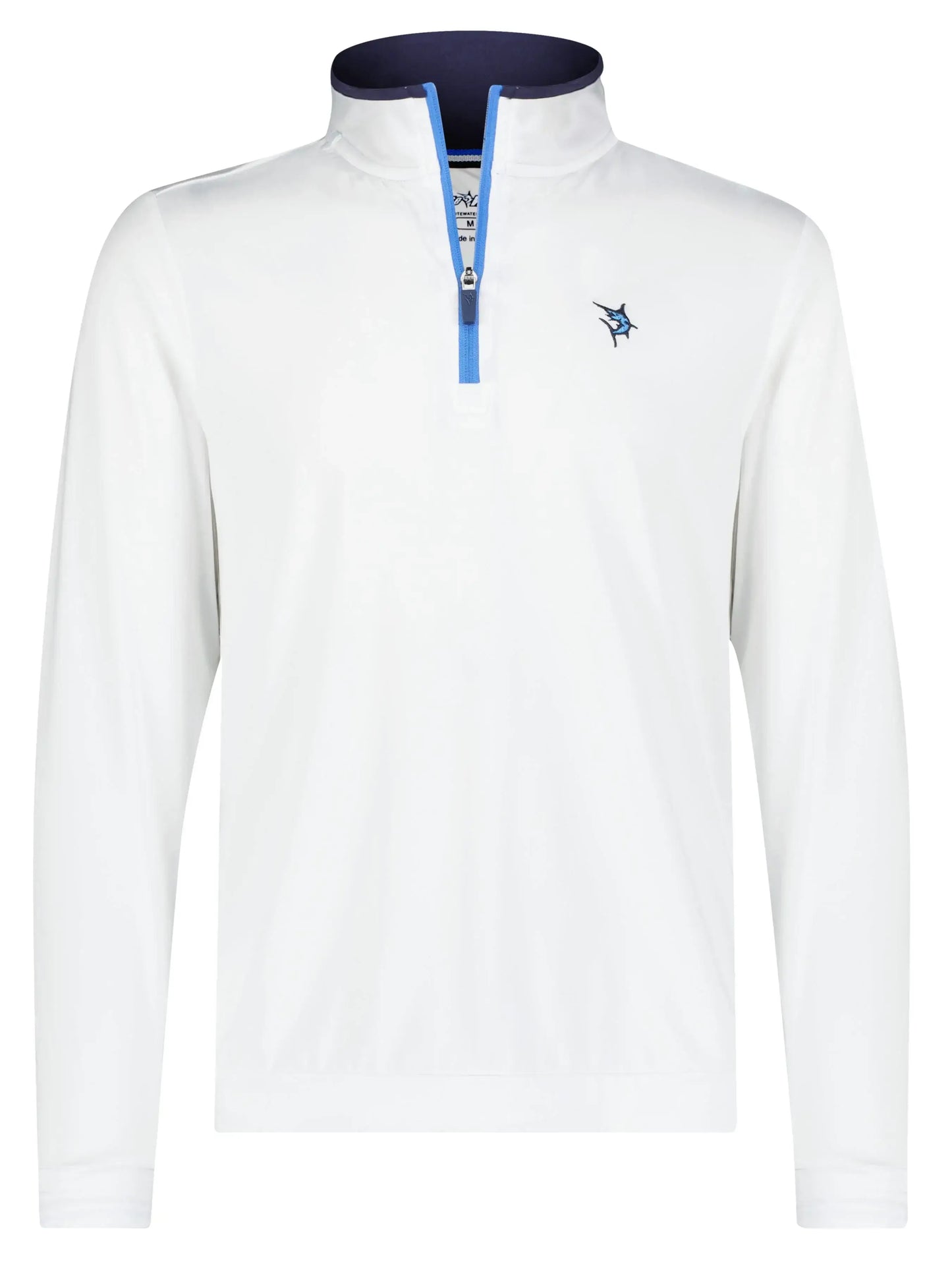 Long Beach Quarter Zip Ultra Soft Lightweight - White Water Life - Flyclothing LLC