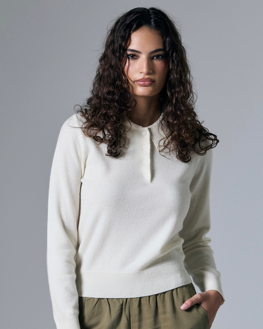 Tove Cashmere Polo - Artless Forever - Flyclothing LLC