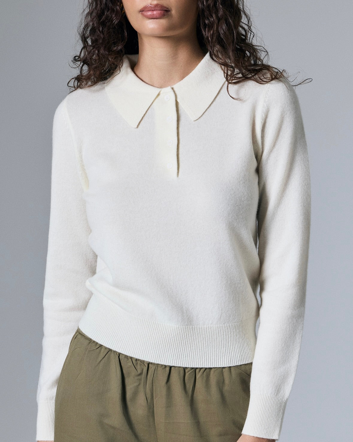 Tove Cashmere Polo - Artless Forever - Flyclothing LLC