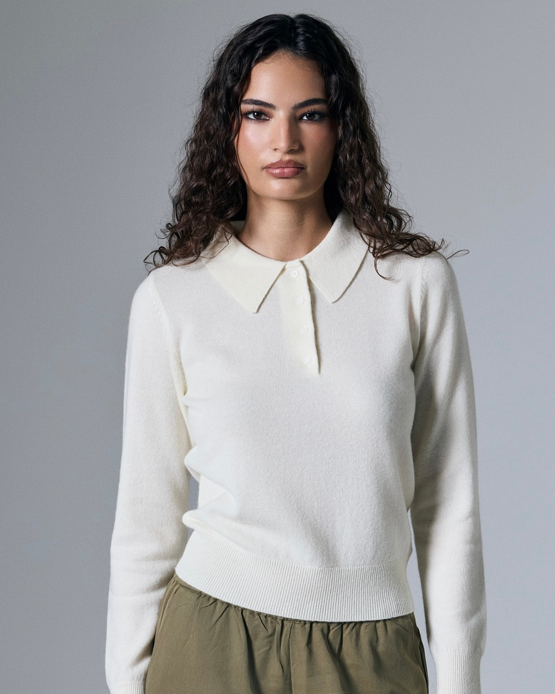 Tove Cashmere Polo - Artless Forever - Flyclothing LLC