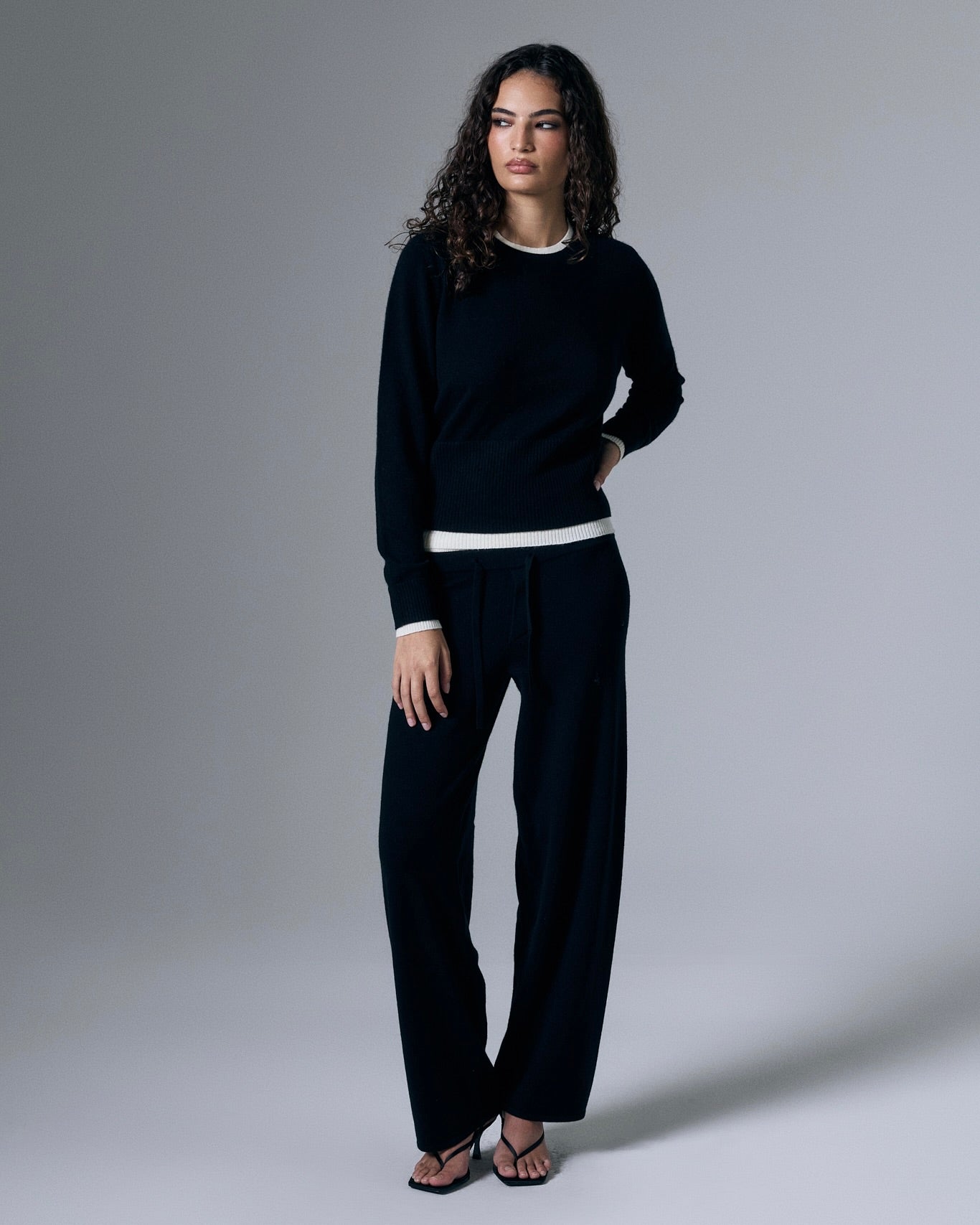 Tove Layered Cashmere Crewneck - Artless Forever - Flyclothing LLC
