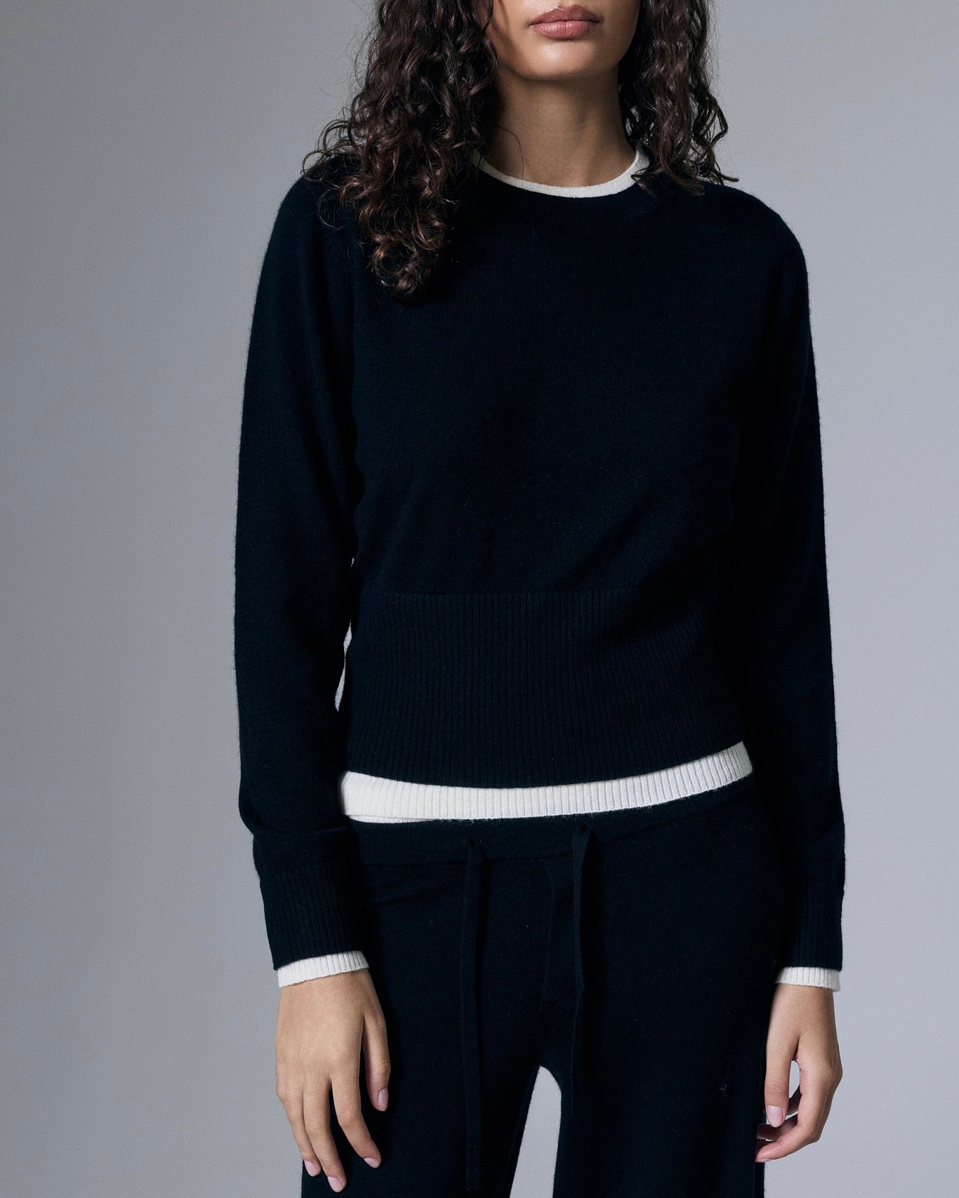 Tove Layered Cashmere Crewneck - Artless Forever - Flyclothing LLC