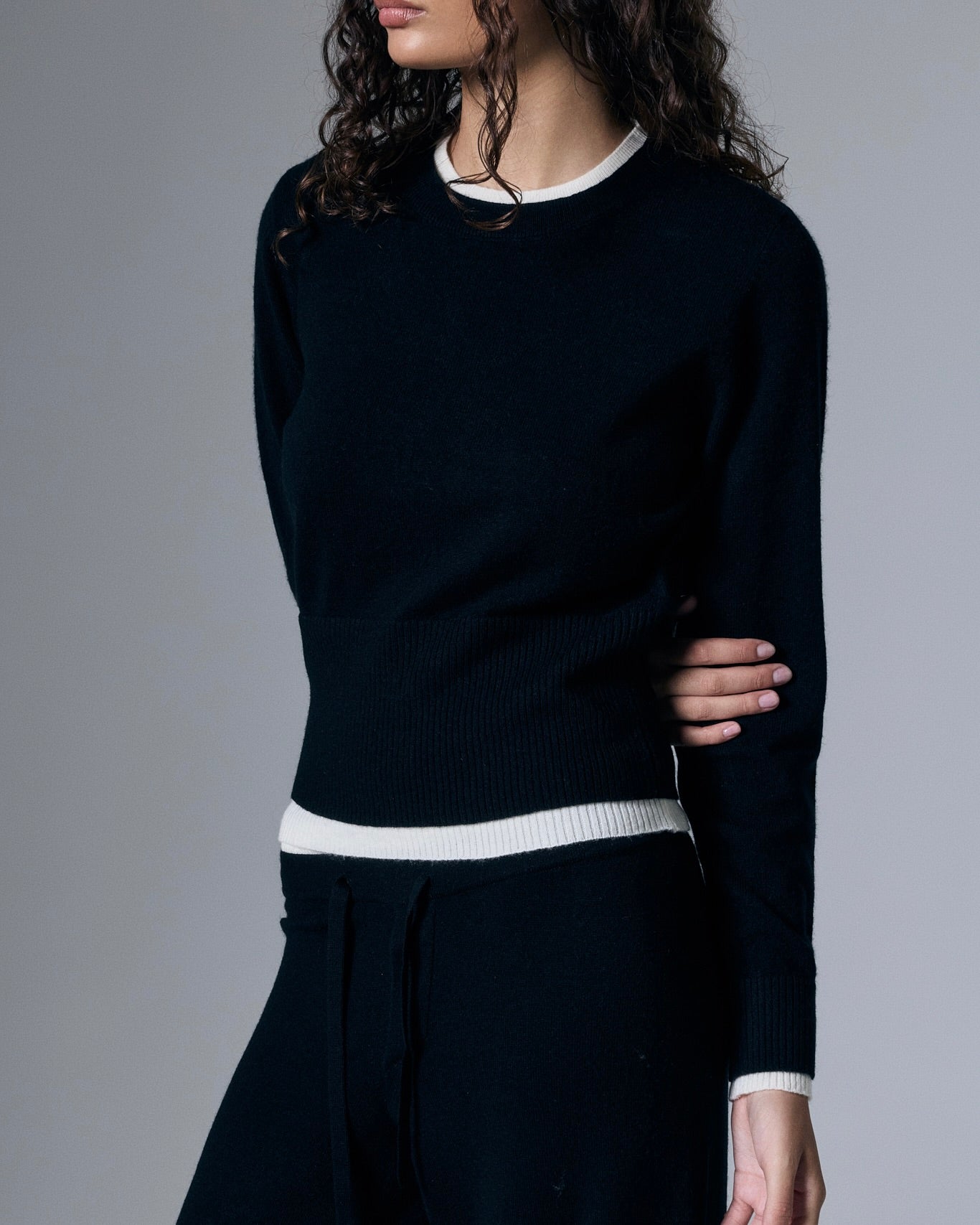 Tove Layered Cashmere Crewneck - Artless Forever - Flyclothing LLC