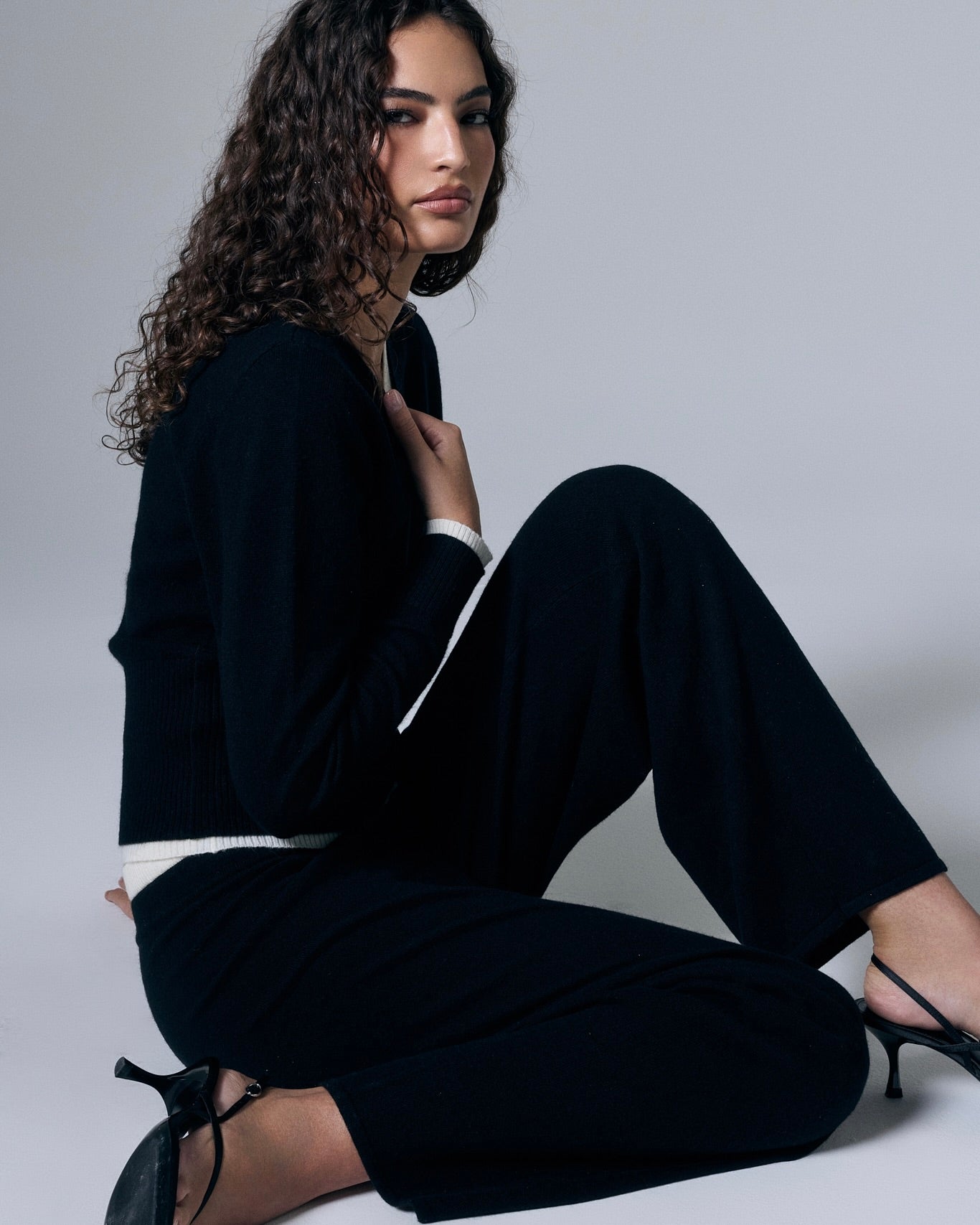 Tove Layered Cashmere Crewneck - Artless Forever - Flyclothing LLC