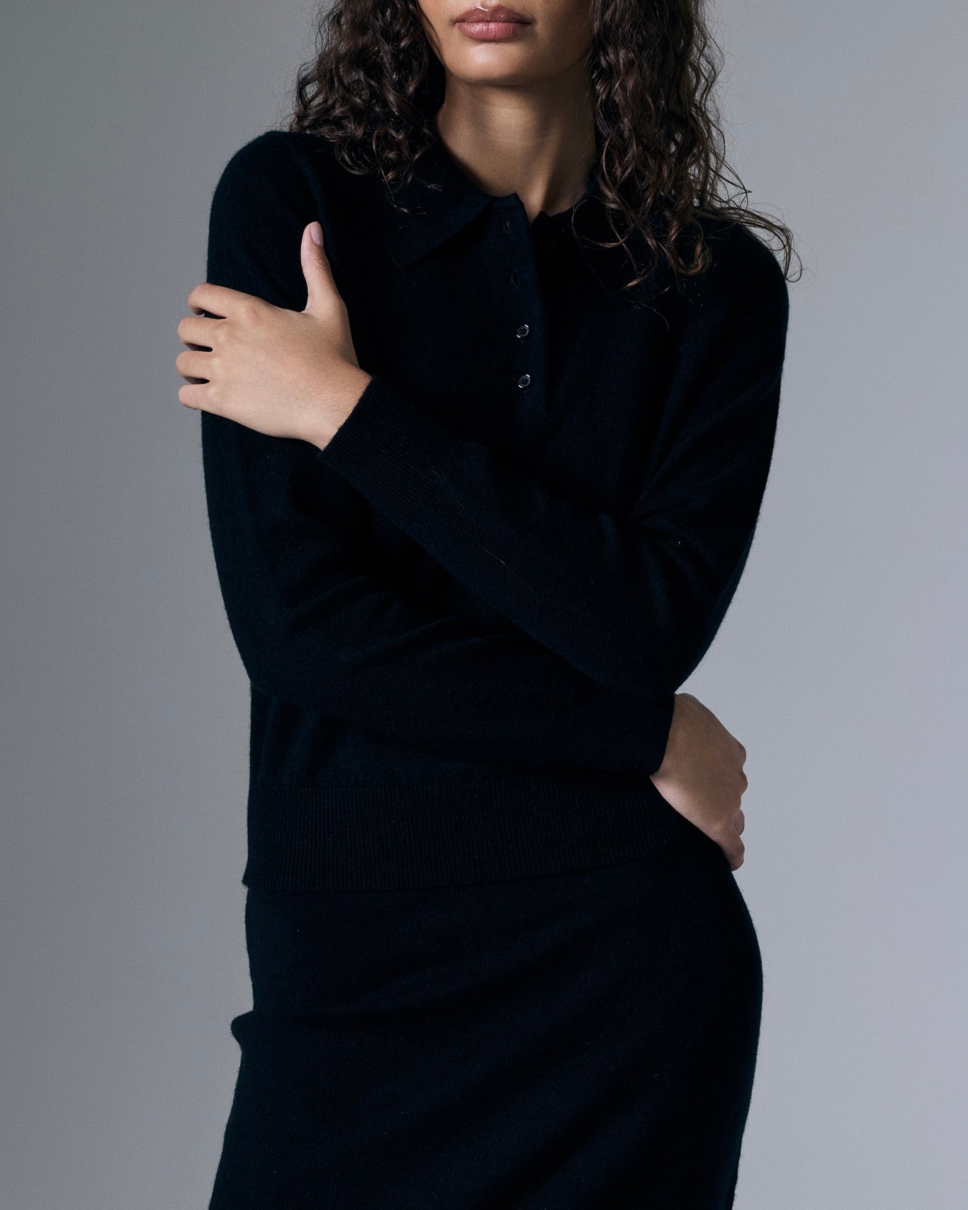 Tove Cashmere Polo - Artless Forever - Flyclothing LLC