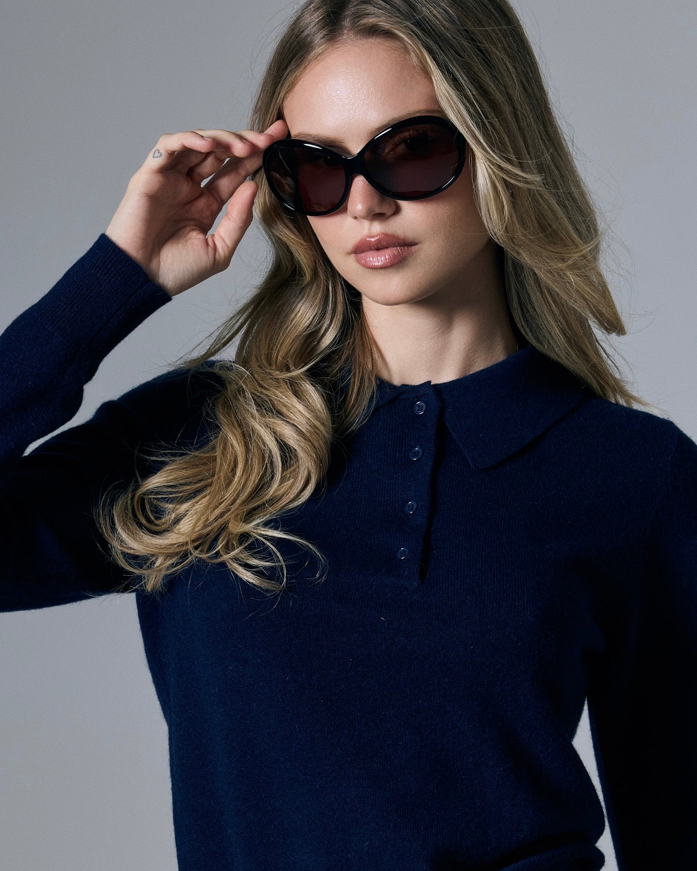 Tove Cashmere Polo - Artless Forever - Flyclothing LLC