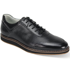 Giovanni Lorenzo Black Mens Shoe
