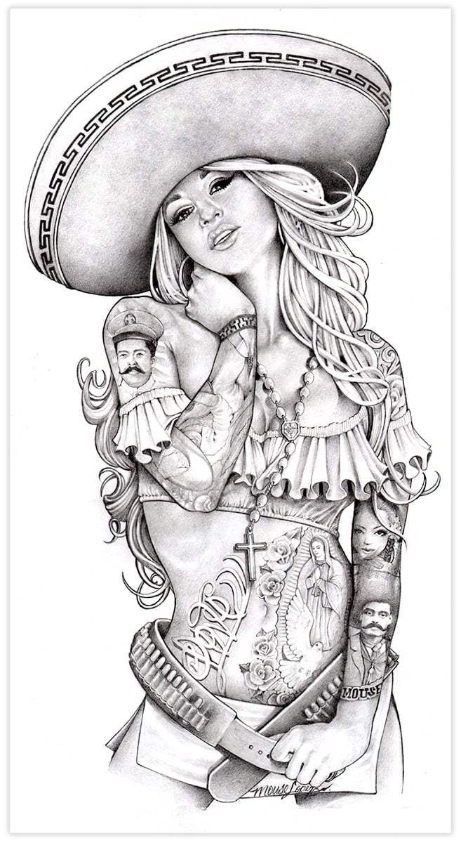 Black Market Art Company Love Charra Print - Black Market Art Company - Flyclothing LLC
