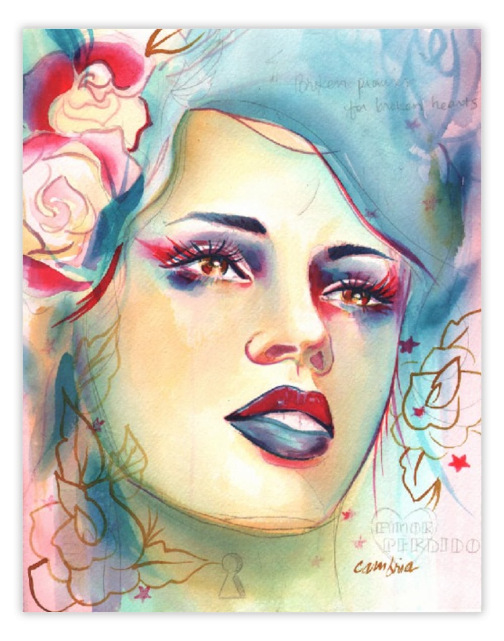 Black Market Art Company Love Lost Print