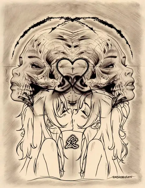 Black Market Art Company Love Thy Self Print - Black Market Art Company - Flyclothing LLC
