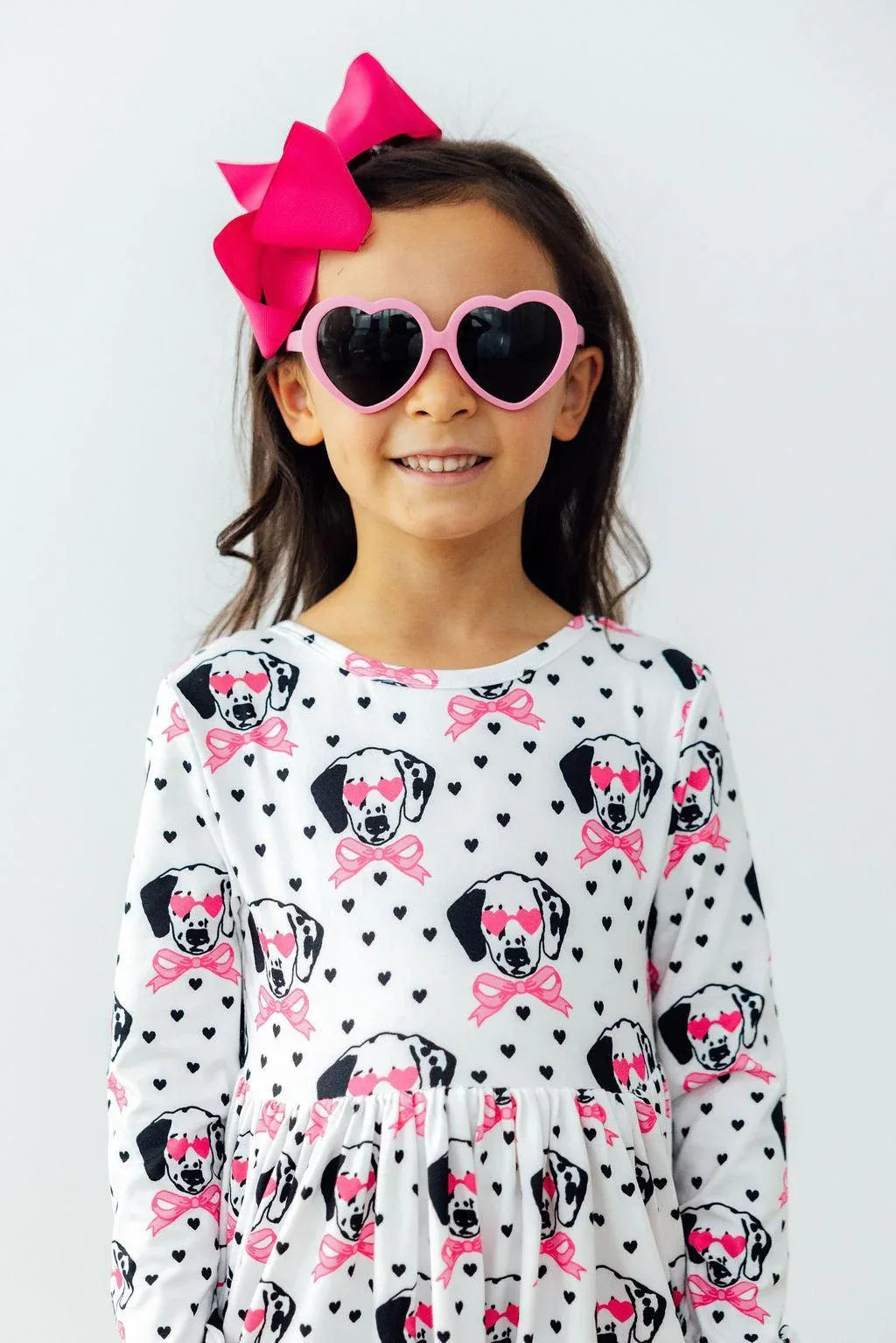 Love You Spots L/S Pocket Twirl Dress - Mila & Rose ® - Flyclothing LLC