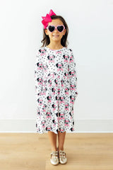 Love You Spots L/S Pocket Twirl Dress - Mila & Rose ® - Flyclothing LLC