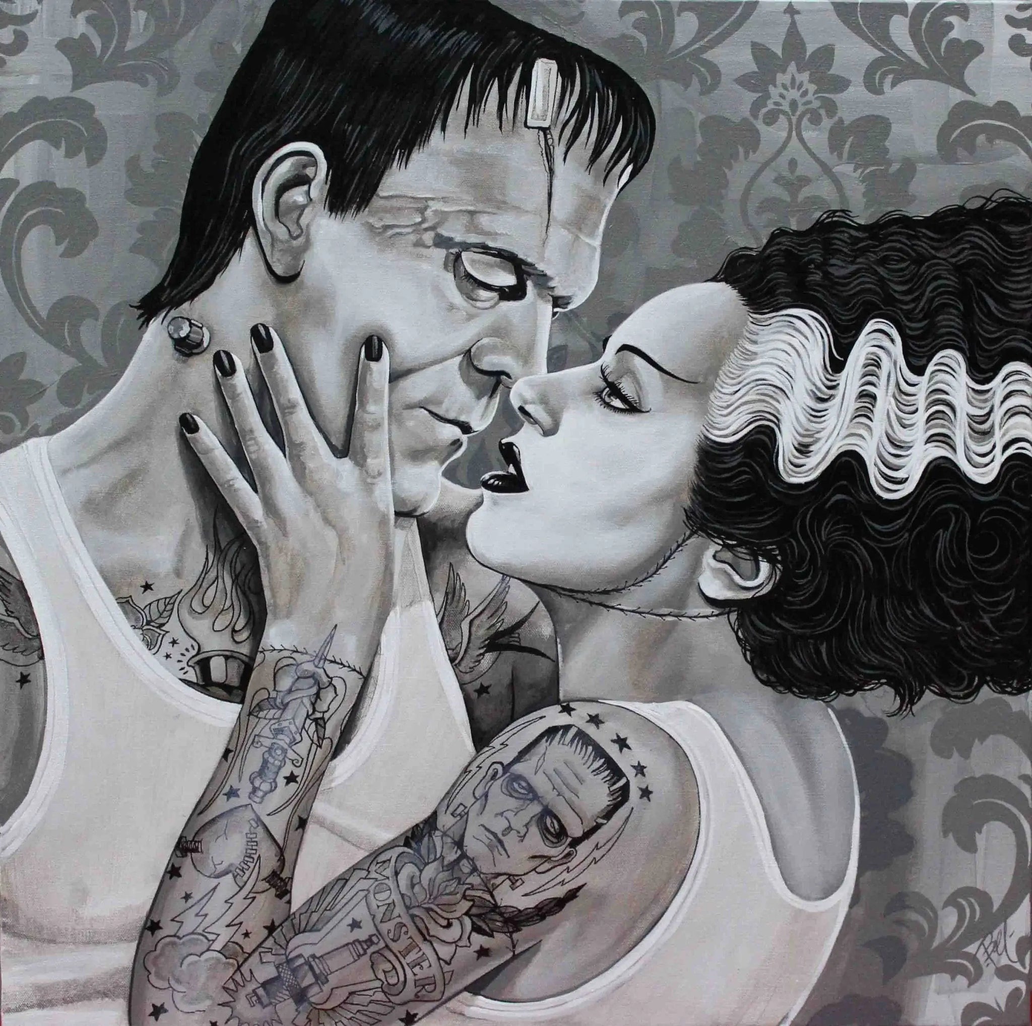 Black Market Art Company Love You to Death Print - Black Market Art Company - Flyclothing LLC