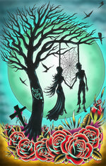 Black Market Art Company Love til Death Print