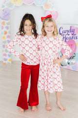 Lovebug L/S Ruffle Tee - Mila & Rose ® - Flyclothing LLC