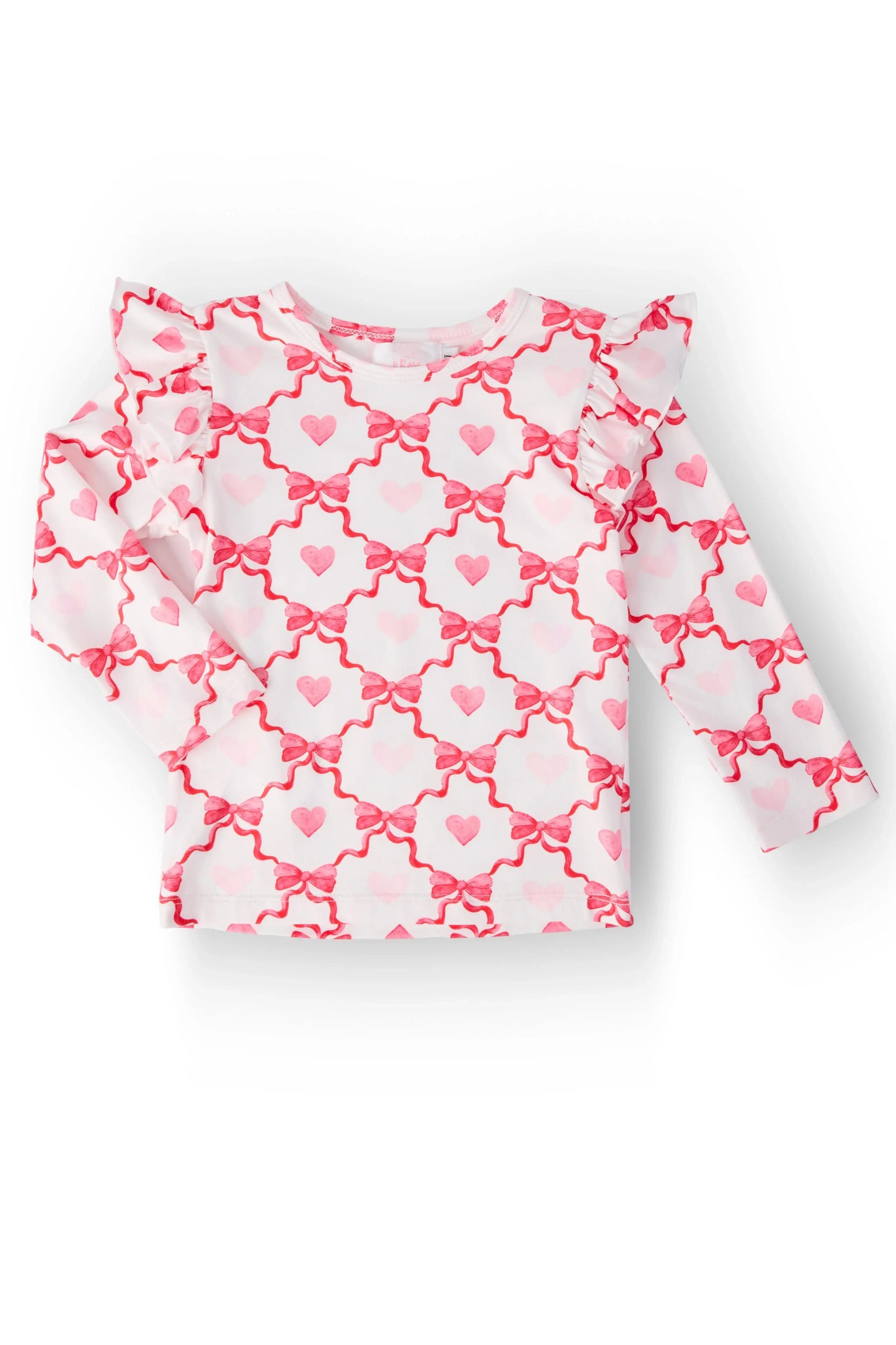 Lovebug L/S Ruffle Tee - Mila & Rose ® - Flyclothing LLC