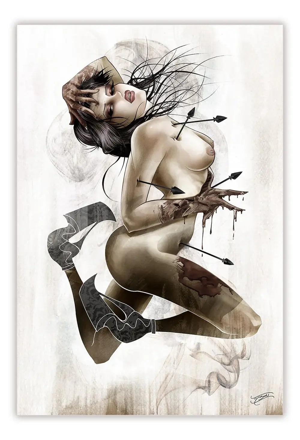 Black Market Art Company Loved to Death Print - Black Market Art Company - Flyclothing LLC
