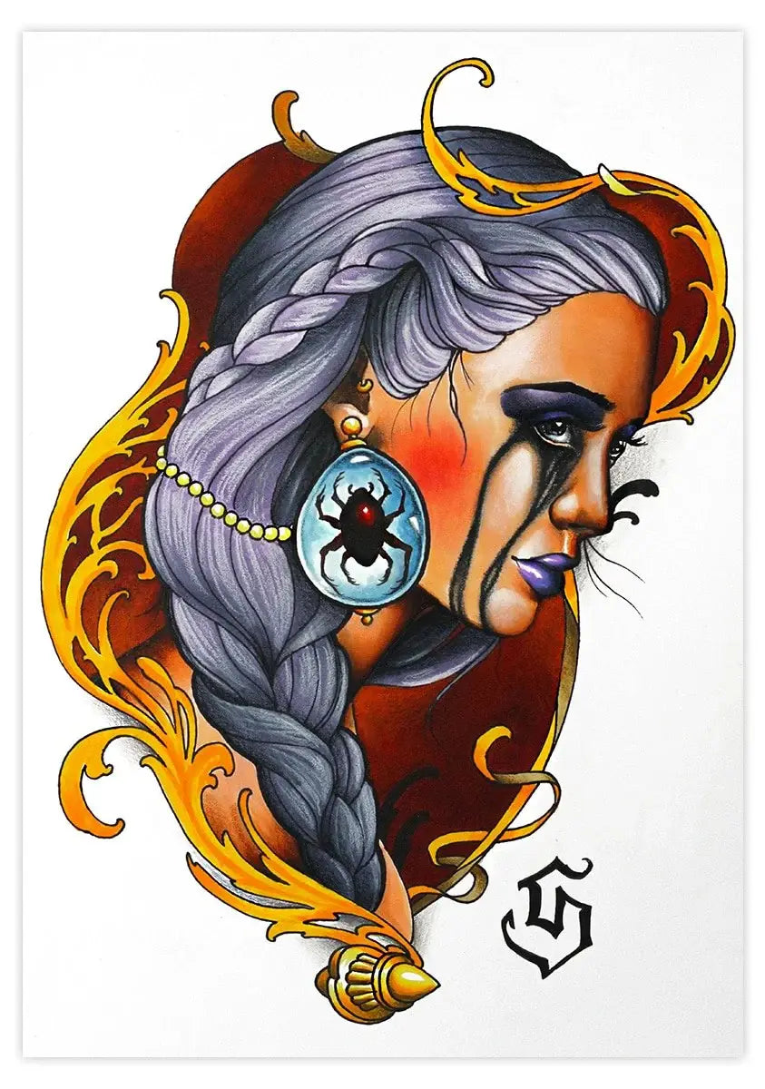 Black Market Art Company Lovely Bloodflow Print - Black Market Art Company - Flyclothing LLC