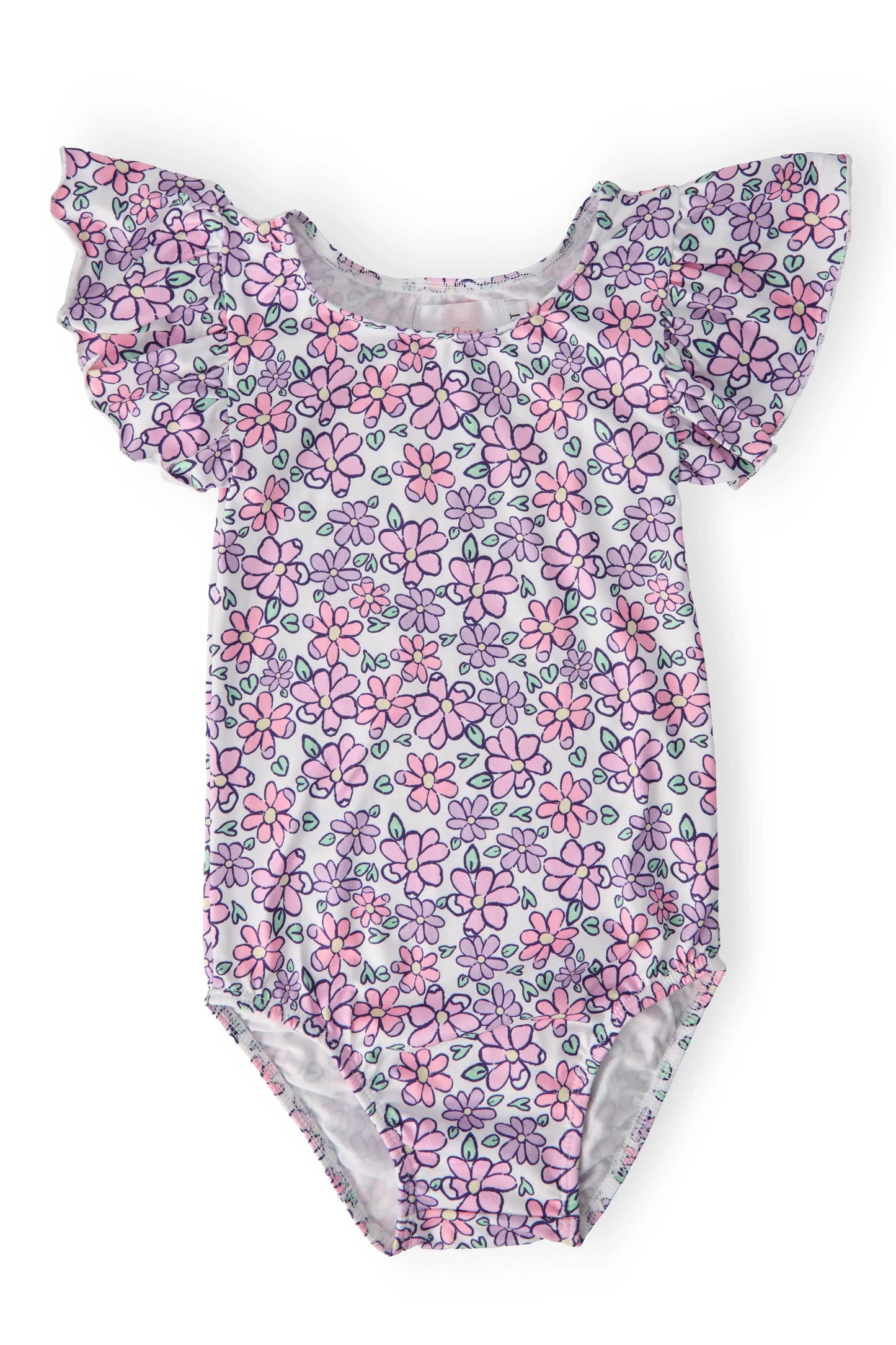 Lovely Lavender S/S Flutter Sleeve Leotard - Mila & Rose ® - Flyclothing LLC