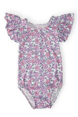 Lovely Lavender S/S Flutter Sleeve Leotard - Mila & Rose ® - Flyclothing LLC