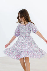 Lovely Lavender Smocked Ruffle Dress - Mila & Rose ® - Flyclothing LLC