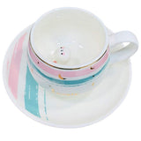 Lovely Message Cute Bunny Ceramic Mug Cup and Saucer Set - Madeline Love - Flyclothing LLC