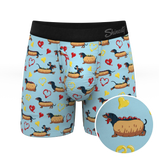 The Lovely Wiener | Wiener Dogs Ball Hammock® Pouch Underwear With Fly - Shinesty - Flyclothing LLC
