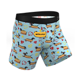 The Lovely Wiener | Wiener Dogs Ball Hammock® Pouch Underwear With Fly - Shinesty - Flyclothing LLC