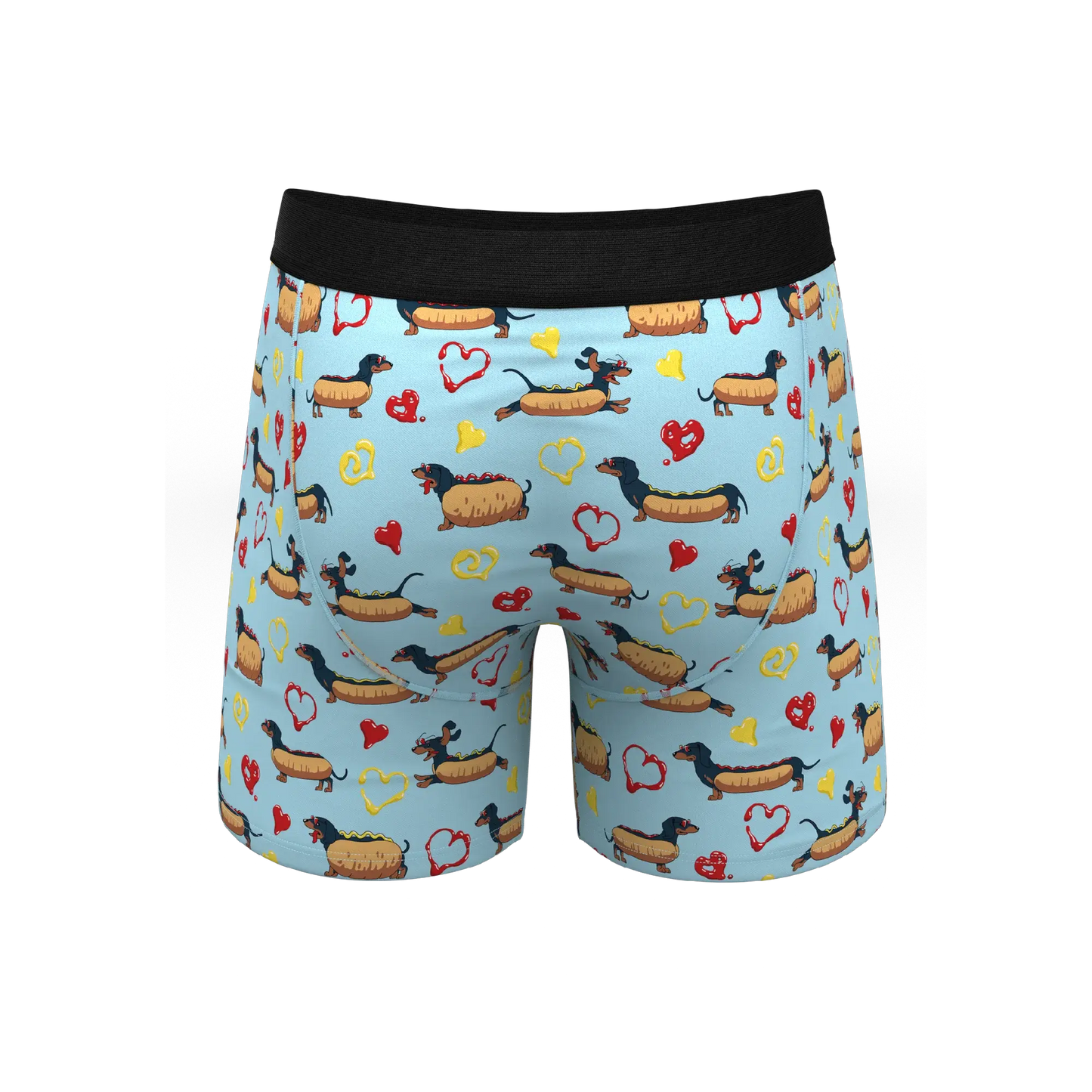 The Lovely Wiener | Wiener Dogs Ball Hammock® Pouch Underwear With Fly - Shinesty - Flyclothing LLC