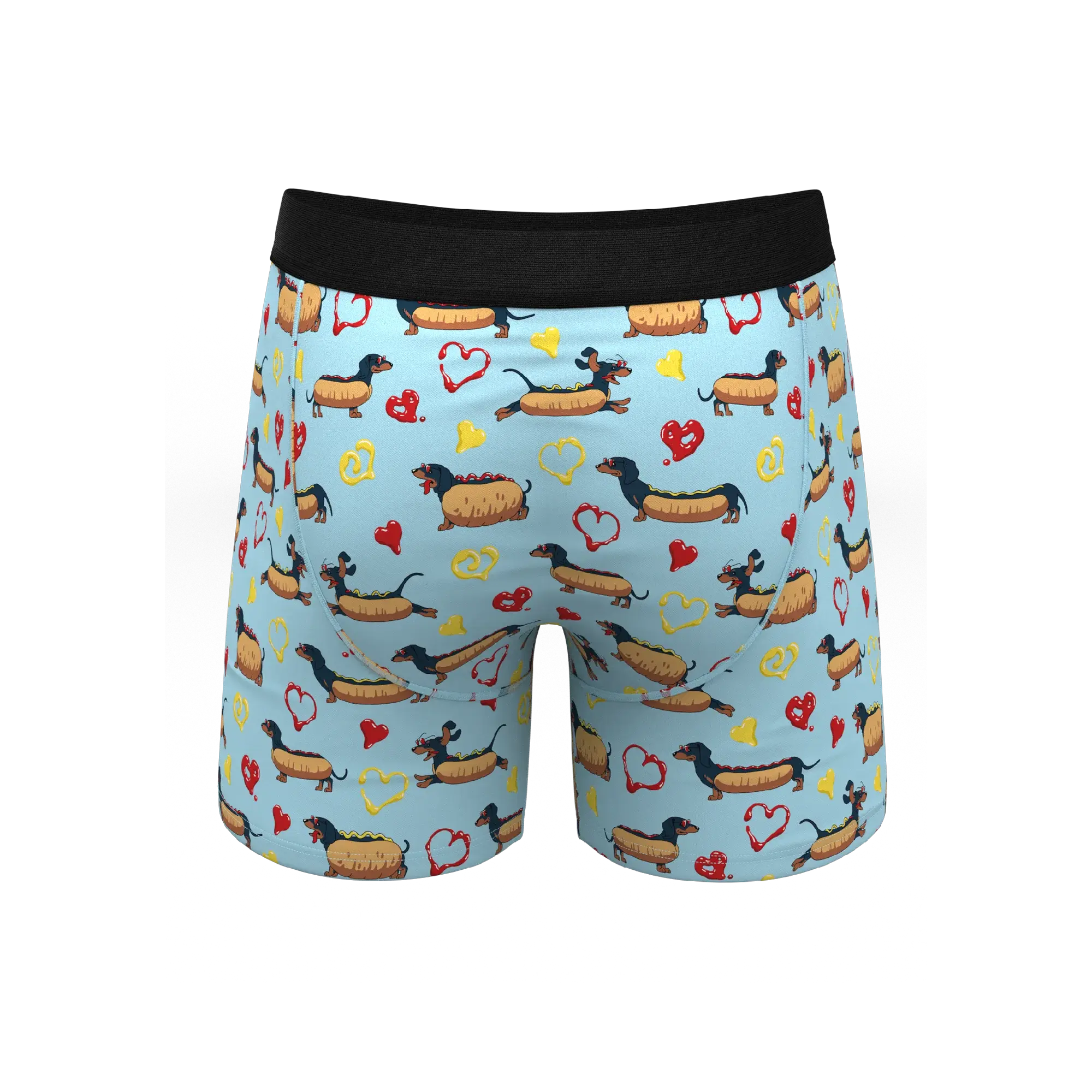 The Lovely Wiener | Wiener Dogs Ball Hammock® Pouch Underwear With Fly - Shinesty - Flyclothing LLC