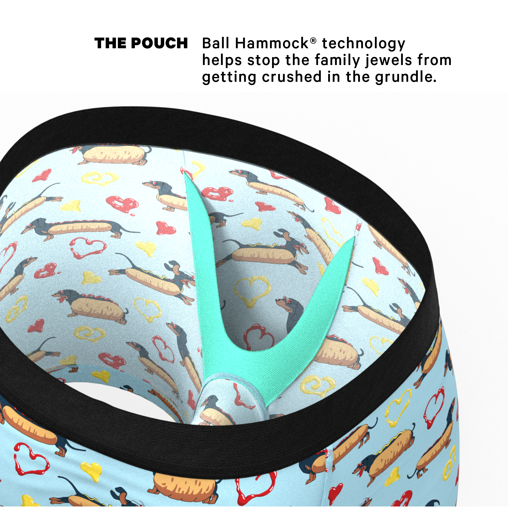 The Lovely Weiner | Weiner Dogs Ball Hammock® Pouch Underwear