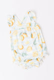 Lovely Lemons Ruffle Cross Back Romper - Mila & Rose ®
