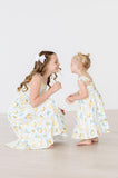 Lovely Lemons Ruffle Maxi Dress - Mila & Rose ®