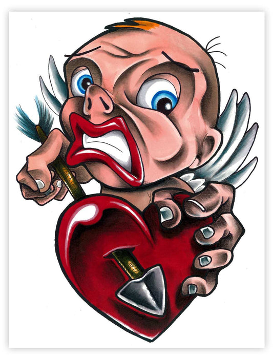 Black Market Art Company Lover Boy Print - Black Market Art Company - Flyclothing LLC