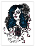 Black Market Art Company Lowbrow Girl Print
