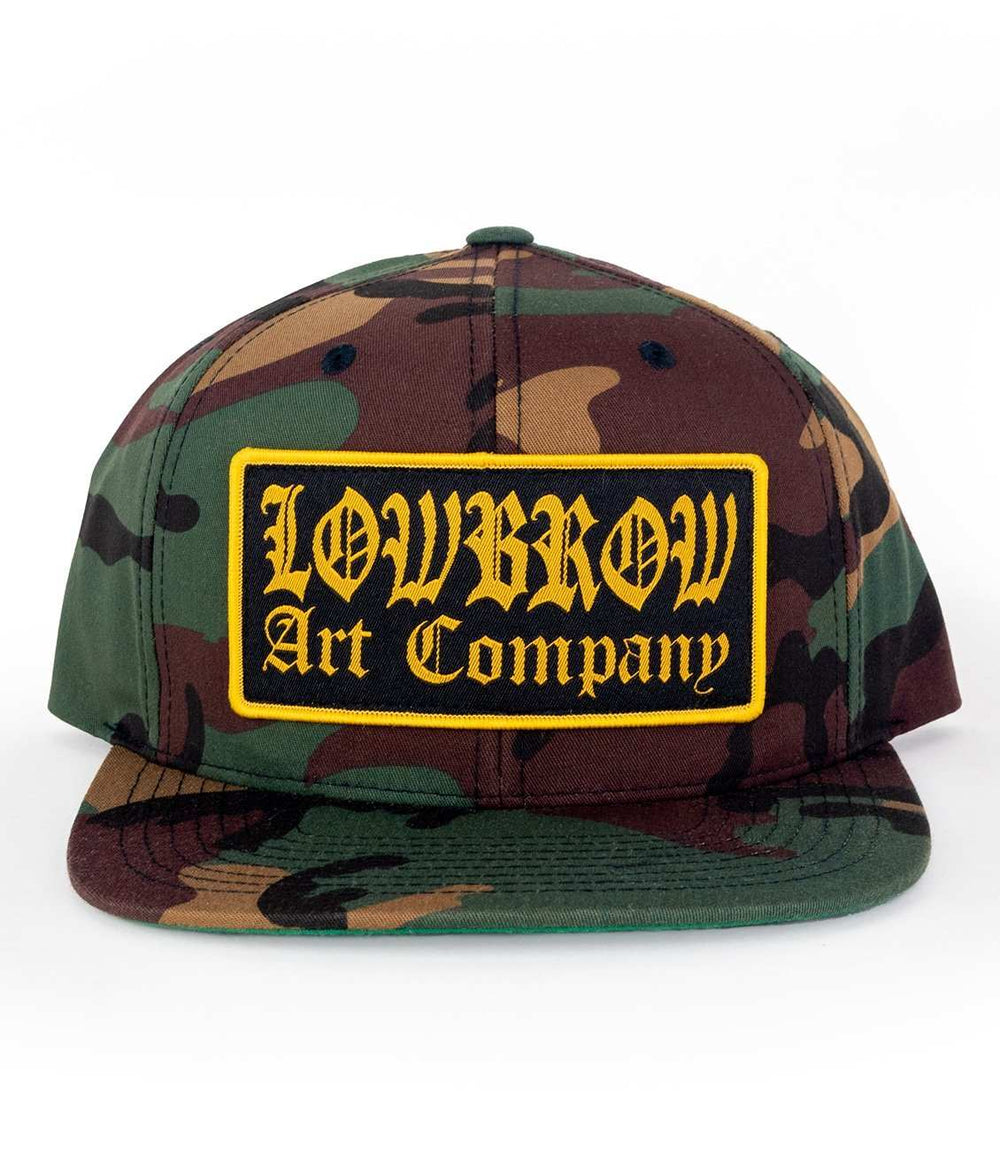 Black Market Art Company Lowbrow Snap Back Camo Hat Print - Black Market Art Company - Flyclothing LLC