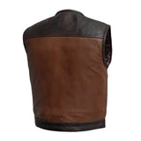 Lowside Rider Men's Motorcycle Leather Vest - First Manufacturing Company - Flyclothing LLC