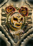 Black Market Art Company Luchador Print