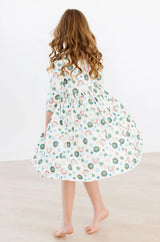 Luck of the Irish 3/4 Sleeve Pocket Twirl Dress - Mila & Rose ® - Flyclothing LLC