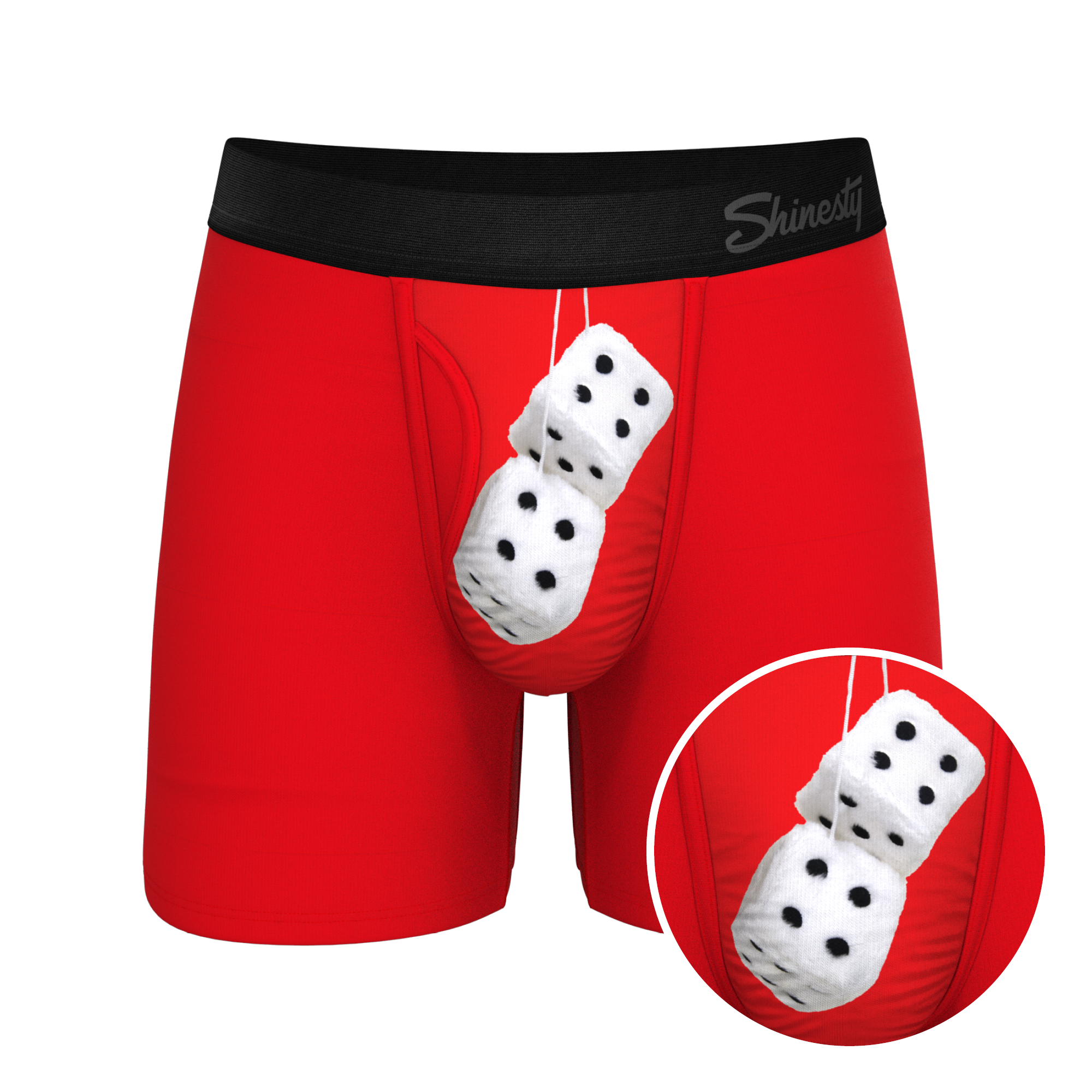 The Slice & Dice | Fuzzy Dice Ball Hammock® Pouch Underwear With Fly
