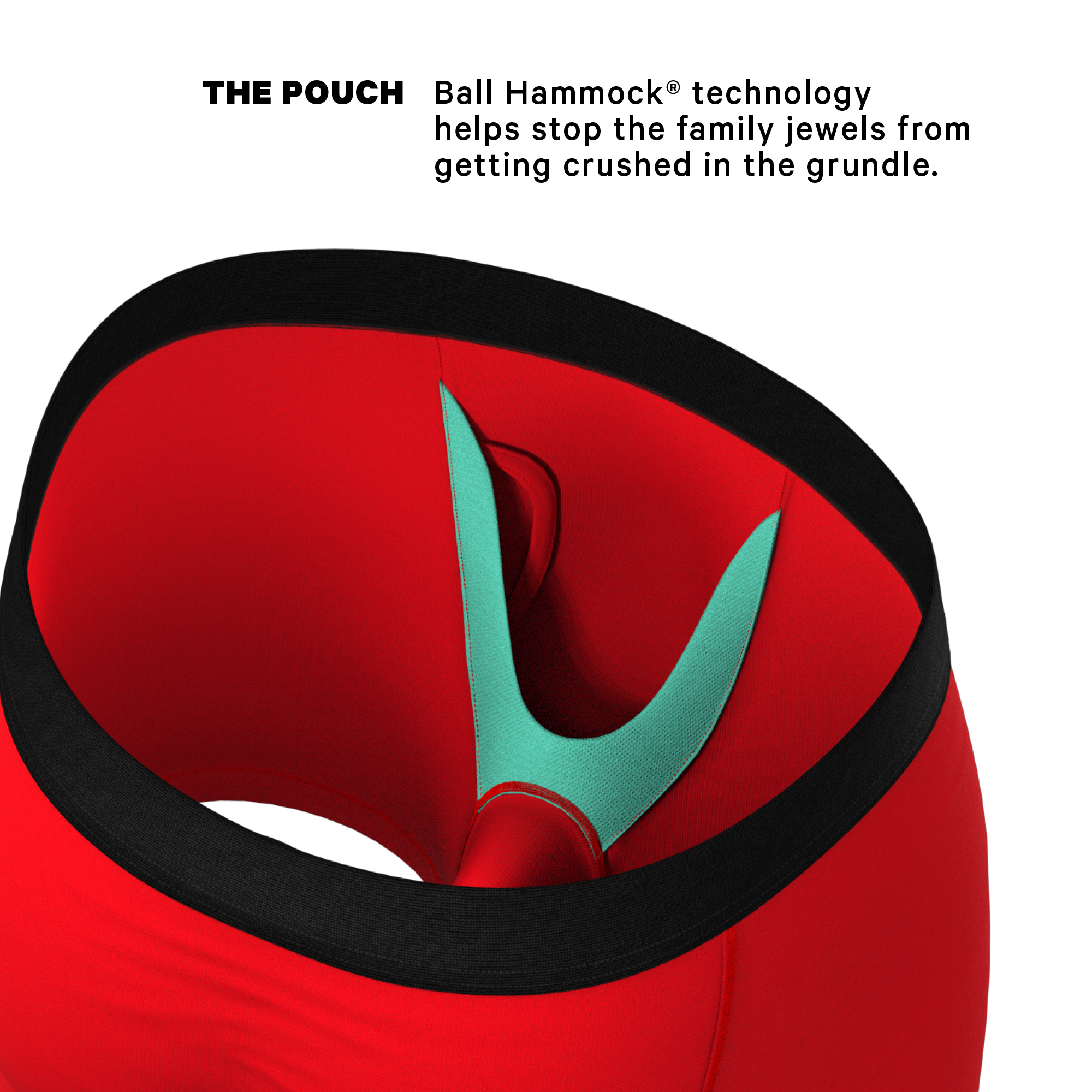 The Slice & Dice | Fuzzy Dice Ball Hammock® Pouch Underwear With Fly