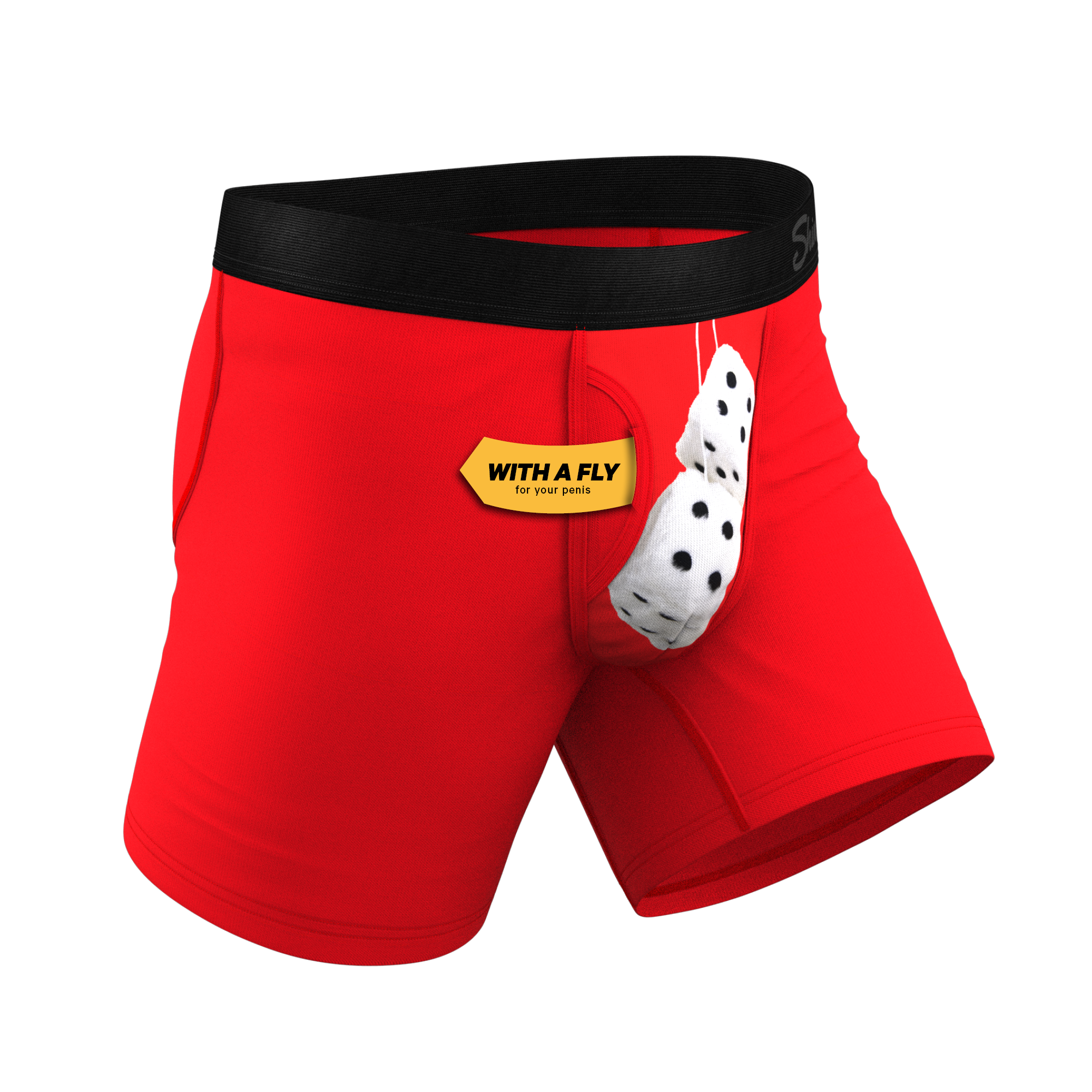 The Slice & Dice | Fuzzy Dice Ball Hammock® Pouch Underwear With Fly