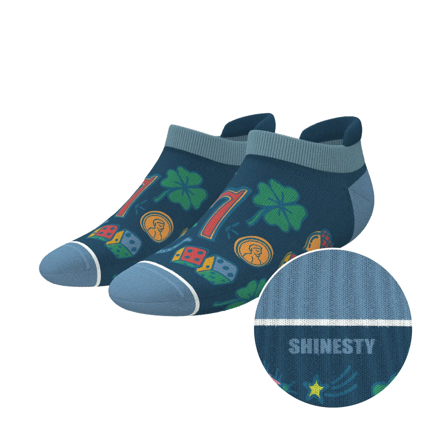 The Lucky Duck | Lucky Symbols Heel Hammock™ Ankle Socks - Shinesty - Flyclothing LLC