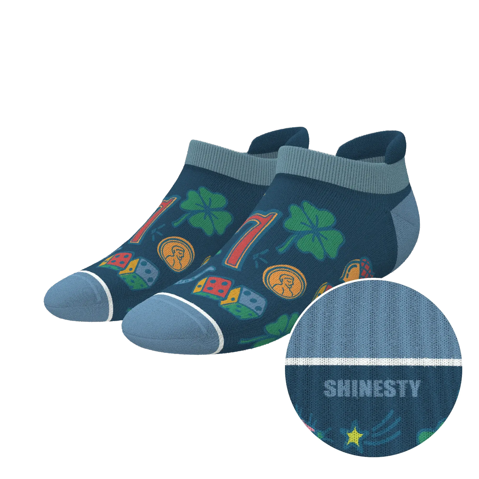 The Lucky Duck | Lucky Symbols Heel Hammock™ Ankle Socks - Shinesty - Flyclothing LLC